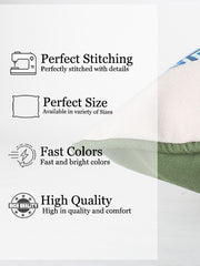 Polycotton Tufted Cushion Cover | Pack of 1 | Ideal for sofas, beds, and lounge chairs